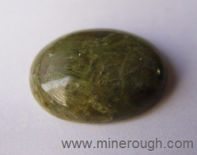 green jasper cabochon