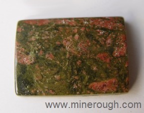 green pink brecciated jasper sample