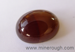 red agate cabochon