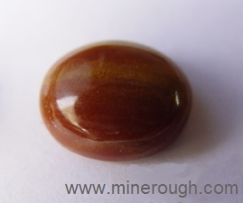 red lace agate cabochon