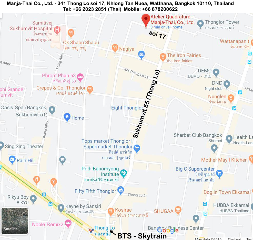 Atelier Quadrature - Manja-Thai Co., Ltd locatoin map